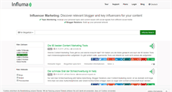 Desktop Screenshot of influma.com